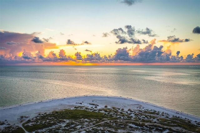 water view with a beach view