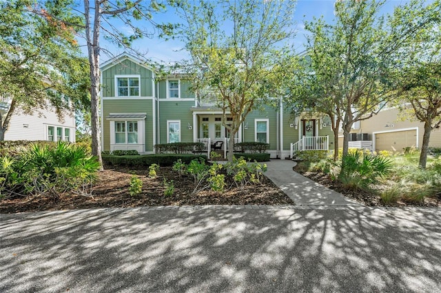 view of front of house featuring board and batten siding