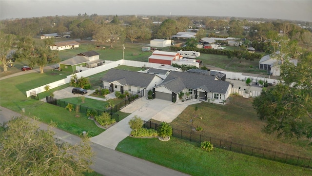 birds eye view of property featuring a residential view