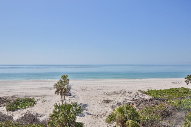 water view featuring a view of the beach