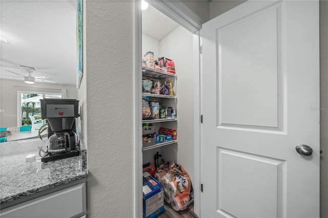 storage area featuring visible vents