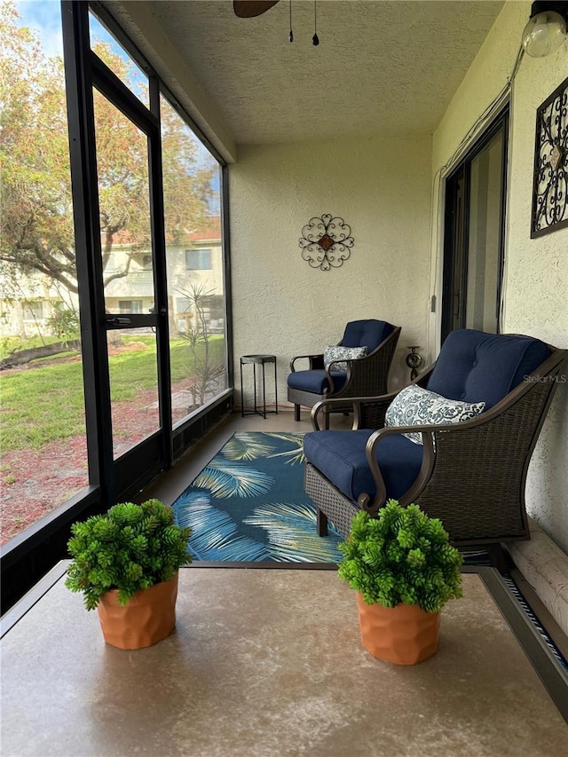 625 Duchess Blvd, Dunedin, FL 34698 - sunroom / solarium with a ceiling fan