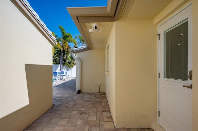 exterior space featuring a patio