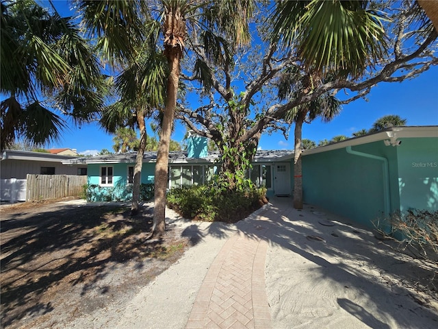 view of ranch-style house