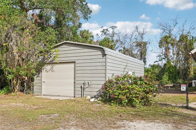 7415 36th Ave E, Palmetto, FL 34221 - view of outdoor structure with a garage