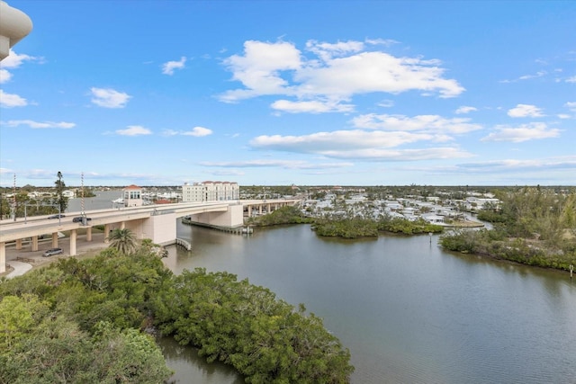 property view of water