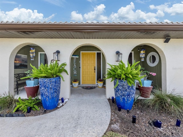 view of entrance to property