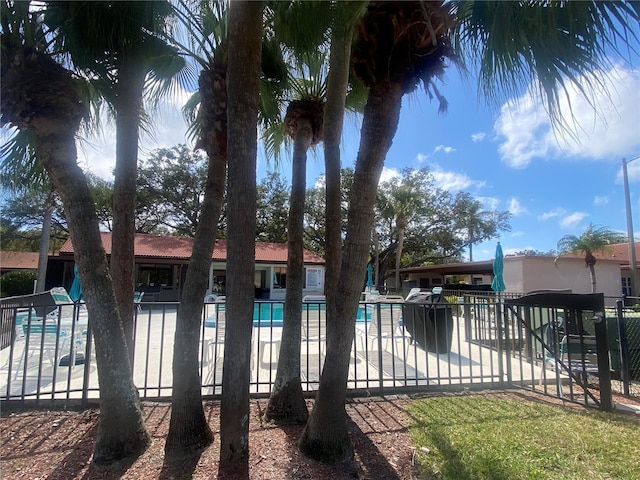 view of pool