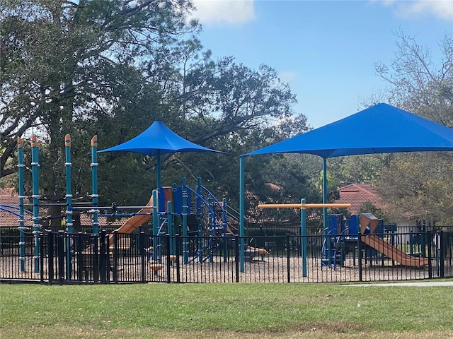 view of play area