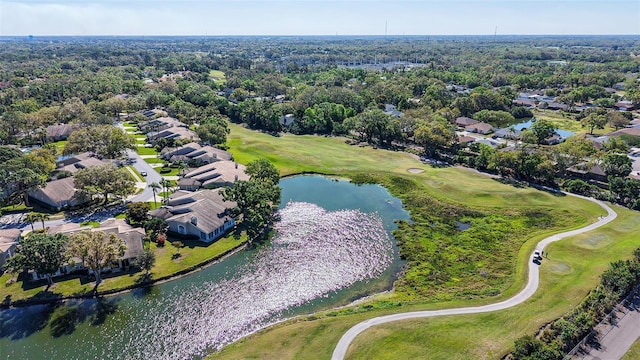 4060 Penshurst Park, Sarasota, FL 34235 - aerial view featuring a residential view, a water view, and view of golf course