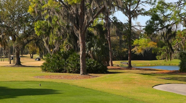 4060 Penshurst Park, Sarasota, FL 34235 - view of community with a water view and a yard