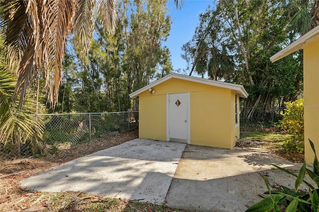 view of outbuilding