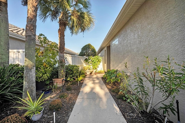 view of home's exterior featuring a patio