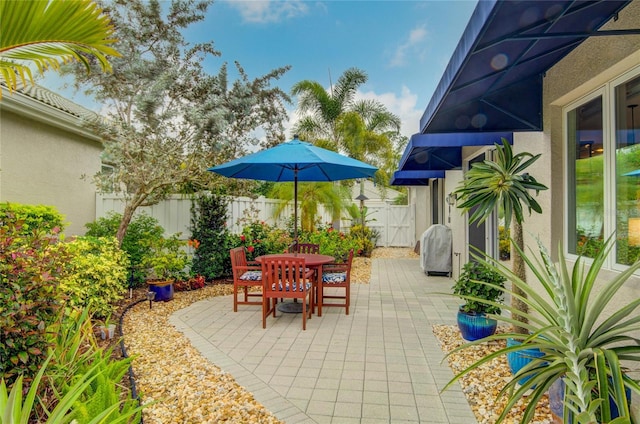 view of patio