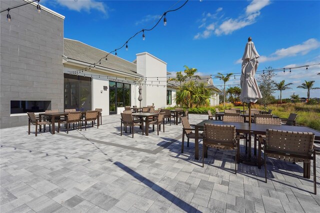 view of patio / terrace featuring outdoor dining area