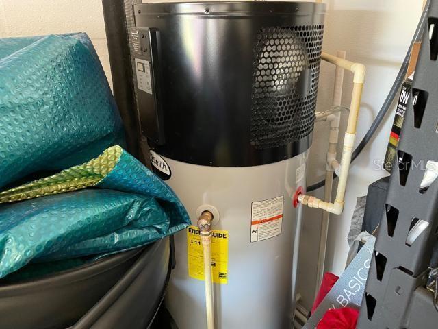 utilities featuring heat pump water heater