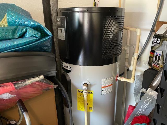 utilities featuring heat pump water heater