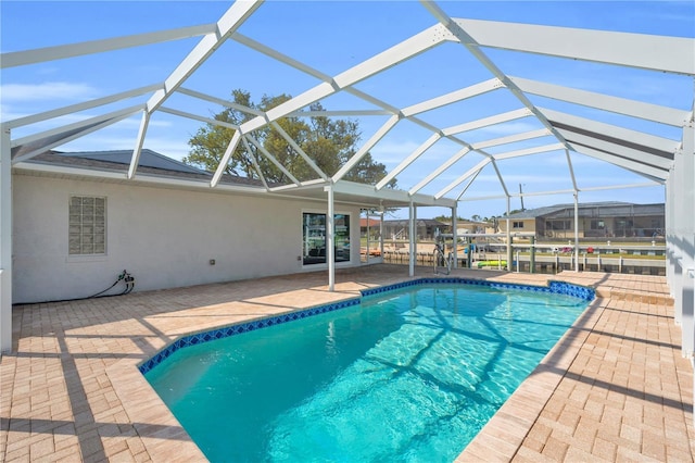 1950 Fairview Dr, Englewood, FL 34223 - view of pool with a patio and a lanai