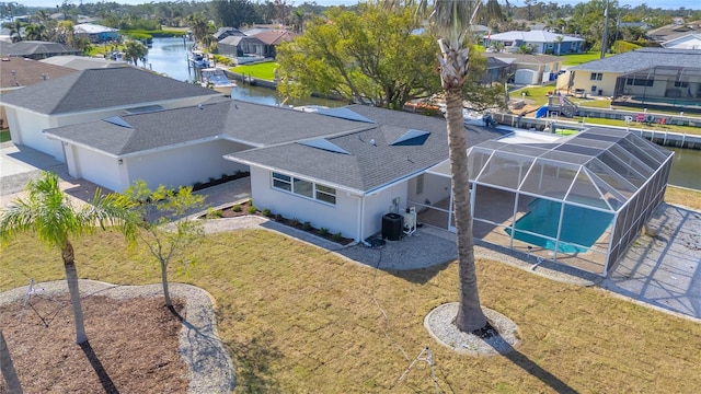 1950 Fairview Dr, Englewood, FL 34223 - drone / aerial view with a water view