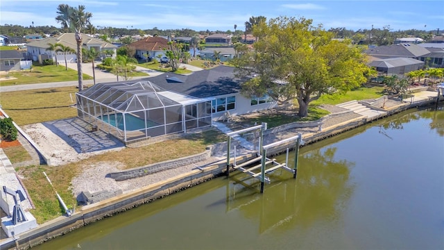 1950 Fairview Dr, Englewood, FL 34223 - aerial view with a water view