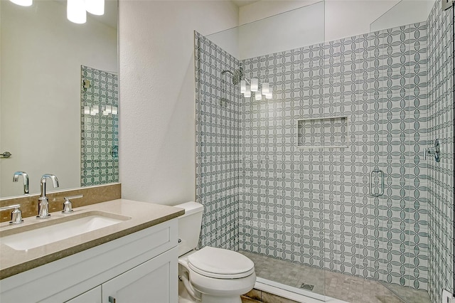 552 Bocelli Dr, North Venice, FL 34275 - bathroom with toilet, walk in shower, and vanity