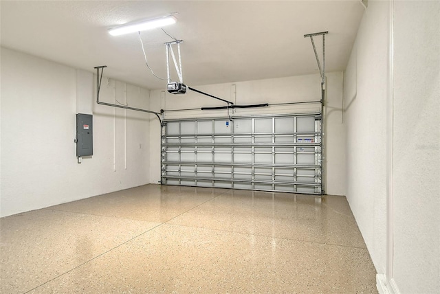 552 Bocelli Dr, North Venice, FL 34275 - garage with electric panel and a garage door opener