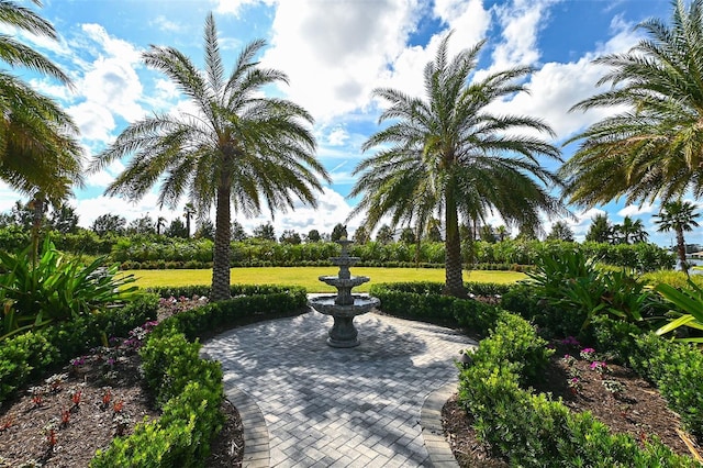 552 Bocelli Dr, North Venice, FL 34275 - view of home's community with a lawn