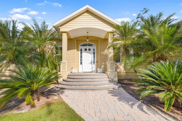 view of entrance to property