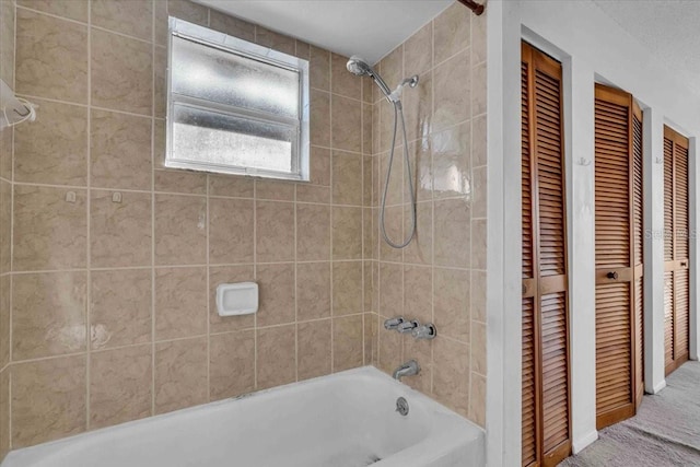 bathroom featuring tub / shower combination