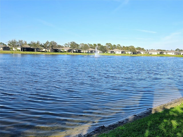 water view featuring a residential view