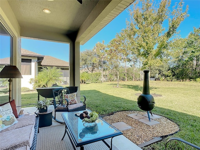 view of patio