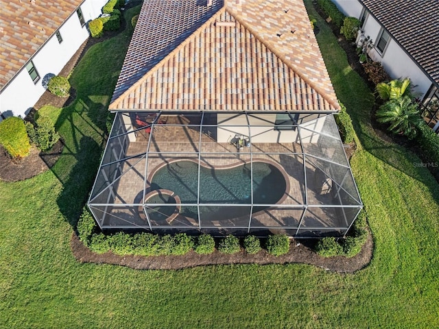 drone / aerial view