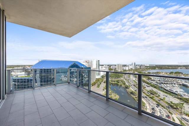 1155 N Gulfstream Ave Unit 1709, Sarasota, FL 34236 - balcony with a city view and a water view