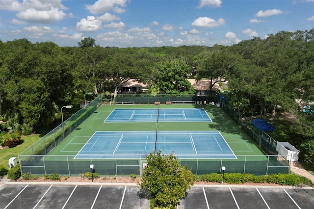 view of sport court