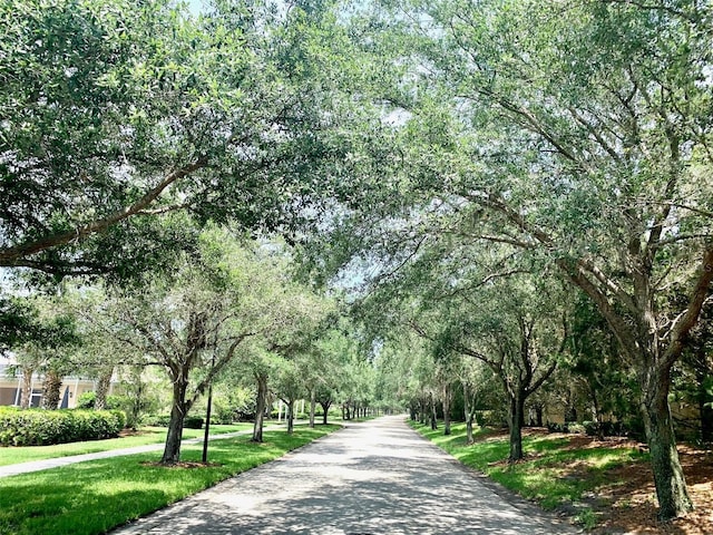 7649 Quinto Dr, Sarasota, FL 34238 - view of home's community with a lawn
