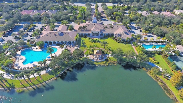 7649 Quinto Dr, Sarasota, FL 34238 - bird's eye view with a water view