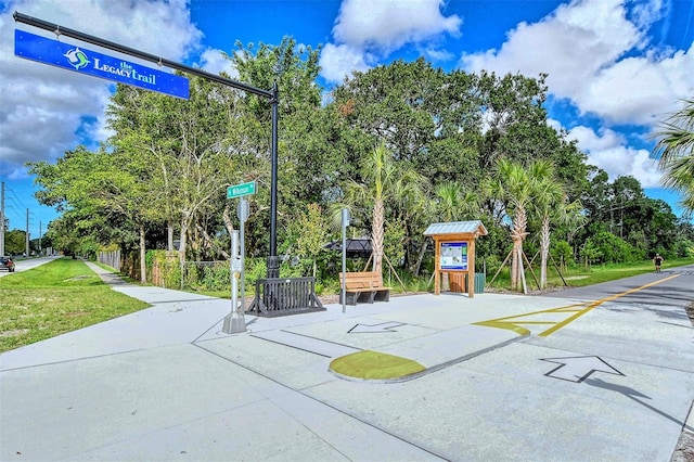 7649 Quinto Dr, Sarasota, FL 34238 - view of street featuring traffic signs