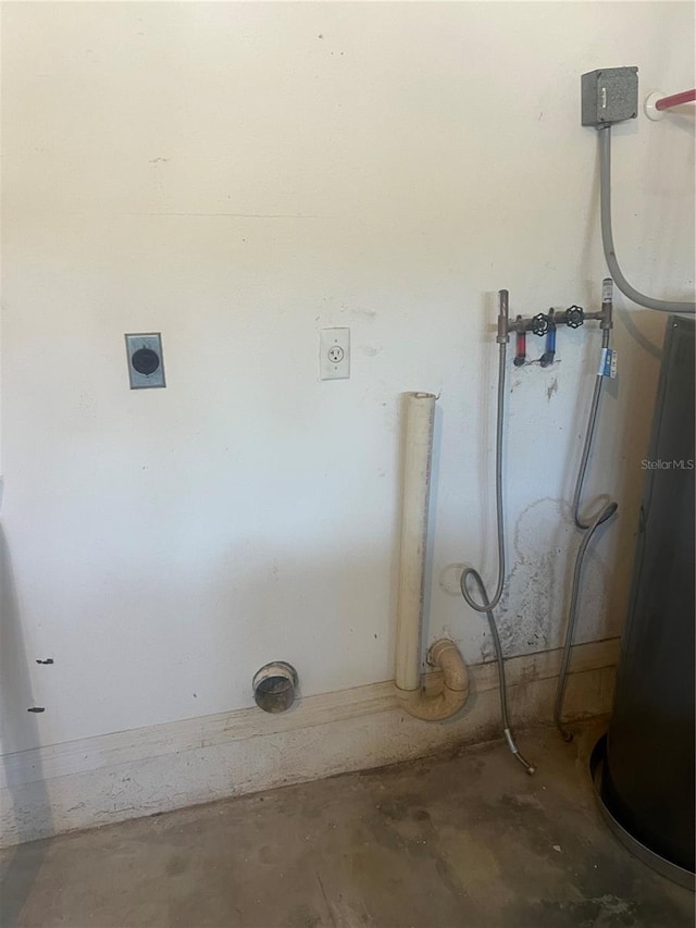 laundry room featuring hookup for an electric dryer