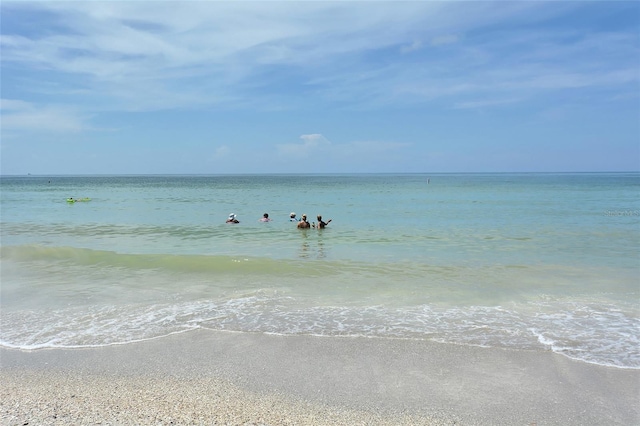 water view featuring a view of the beach