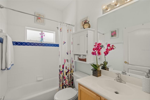 8956 Stone Harbour Loop, Bradenton, FL 34212 - full bathroom with toilet, shower / bath combo, and vanity