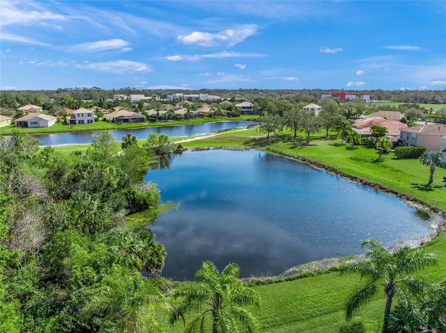 8956 Stone Harbour Loop, Bradenton, FL 34212 - birds eye view of property featuring a residential view and a water view