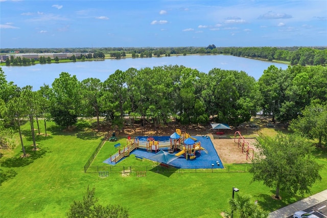 8956 Stone Harbour Loop, Bradenton, FL 34212 - bird's eye view featuring a water view