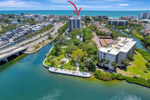 6415 Midnight Pass Rd Unit 211, Sarasota, FL 34242 - view of urban area with a large body of water