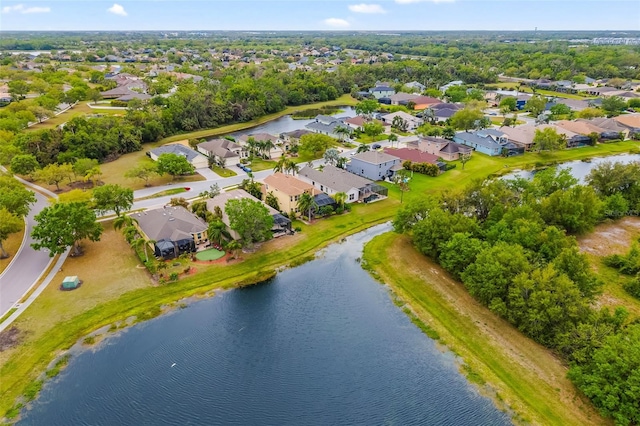 12211 Lavender Loop, Bradenton, FL 34212 - aerial view of property and surrounding area with nearby suburban area and a nearby body of water