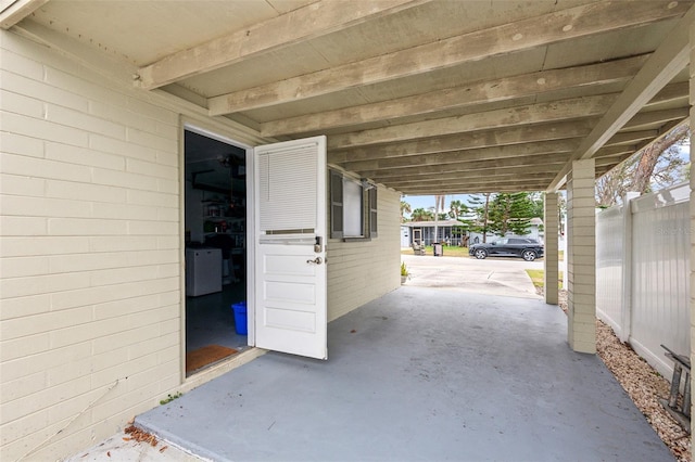 view of patio