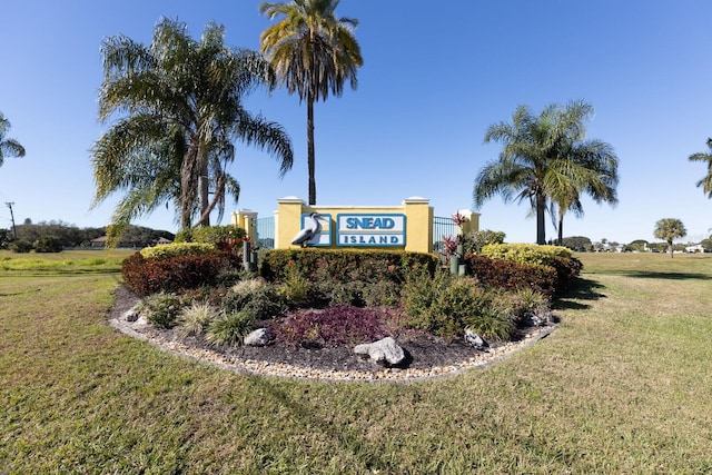 1528 43rd Avenue Dr W, Palmetto, FL 34221 - community sign featuring a lawn