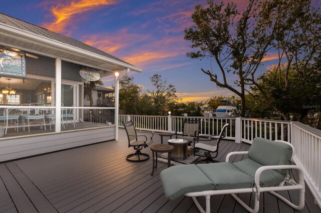 1528 43rd Avenue Dr W, Palmetto, FL 34221 - view of deck