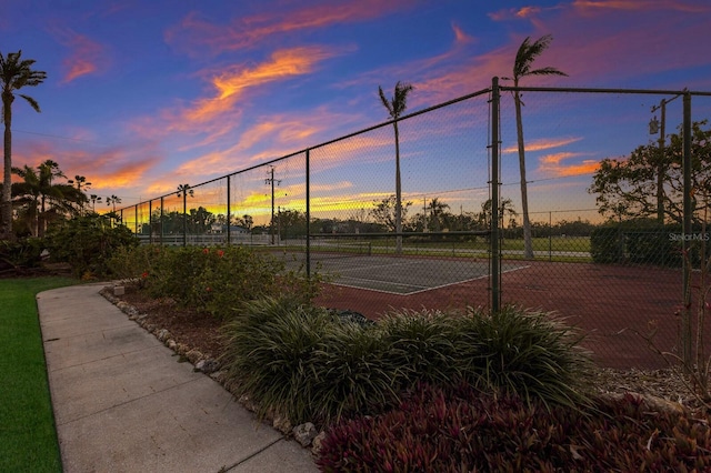 1528 43rd Avenue Dr W, Palmetto, FL 34221 - view of tennis court featuring fence