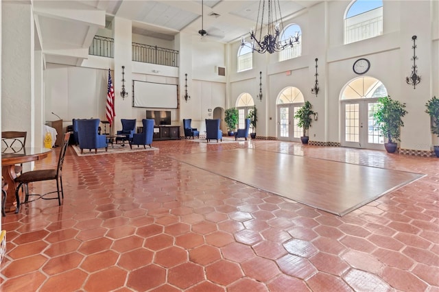 view of basketball court featuring a wealth of natural light