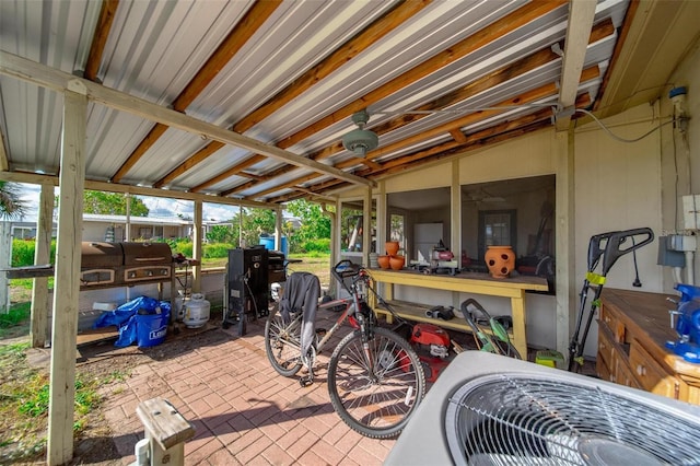 view of patio / terrace featuring cooling unit